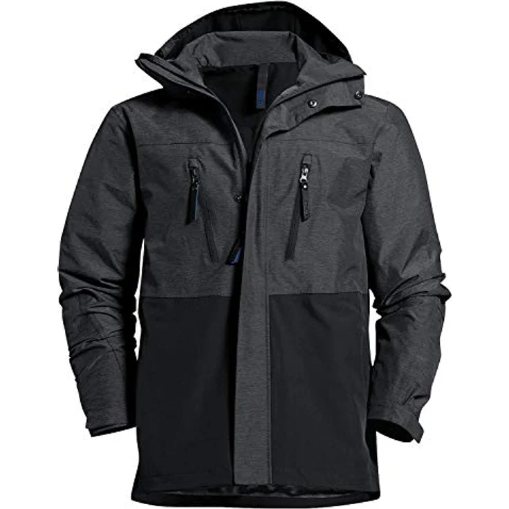 Uvex suXXed Wetterjacke Nr. 89419, Graphit, Größe S, atmungsaktiv, wasserfest und mit verstellbarer Kapuze – Bild 1