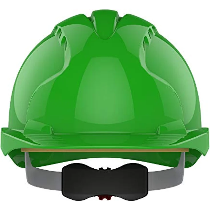 JSP ajf170–000–300 EVO3 Ratschen Helm, belüftet, grün, HDPE Schale, 6-Punkt-Terylen Wiege Harness, entspricht EN397 – Bild 2
