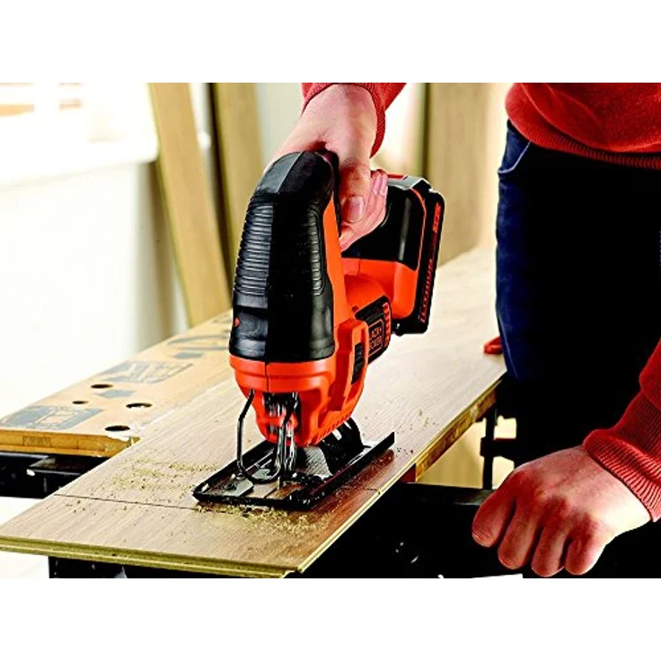 Black & Decker Li-Ion Akku Stichsäge 18V BDCJS18 Pendelhubstichsäge mit Akku und Ladegerät – Bild 4