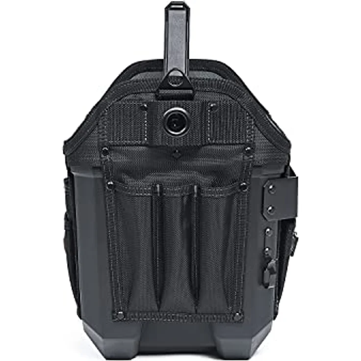 ToughBuilt Large Tool Tote, strapazierfähige Werkzeugtasche mit Hartschalenkonstruktion, wasserdichtem Boden und flexiblen Außentaschen – Bild 4
