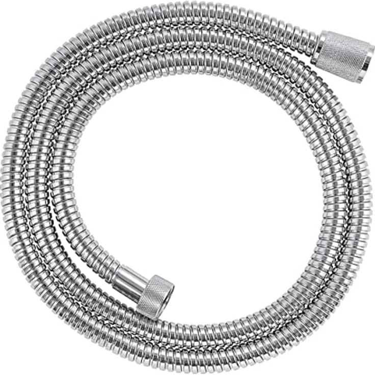 GROHE Vitalioflex - Metallbrauseschlauch (1500 mm, verstärkte Ausführung, knickfest, hitzebeständig), chrom, 27502001 – Bild 1