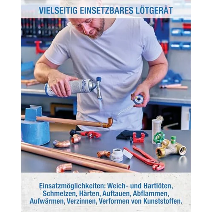 CFH Turbolötbrenner LM 1750 1Stück 330g Propangasdose – Bild 5
