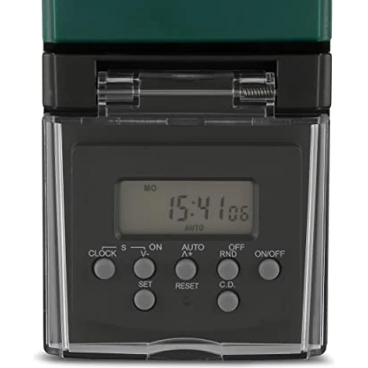 Zeitschaltuhr Aussenbereich digital 1 Stück Outdoor Zeitschaltuhr mit vielen Programmen, Zufalls- und Countdown-Funktion schenkt Zeit und spart Strom Komfort in Haus und Garten an 7 Wochentagen – Bild 7