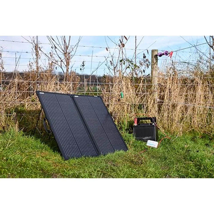 Osram BATTERYcharge SOLAR 100W, Monokristallines Solarmodul 100 W mit Wasserabweisendem Gehäuse, ideal für Wohnmobile und Outdoor-Einsatz – Bild 2