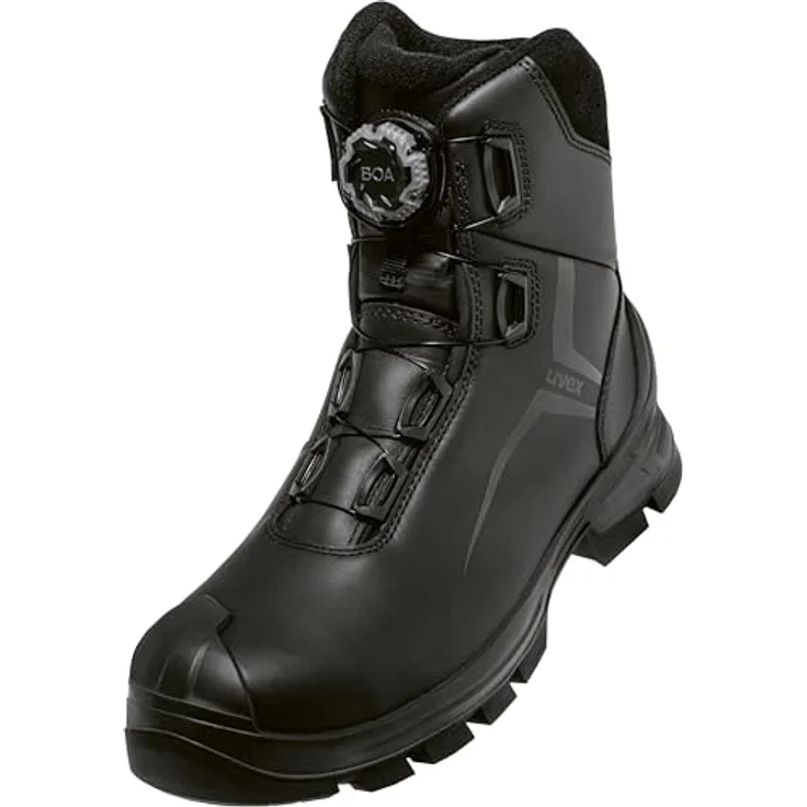 Uvex Sports uvex 2 MACSOLE Stiefel S3L 65363, Sicherheitsschuhe mit optimaler Dämpfung, ergonomischer Passform, schwarz-orange, Weite 12, Größe 41 – Bild 1