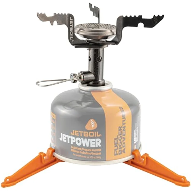 Jetboil Stash, ultraleichter Campingkocher mit FluxRing Technologie, 0,8 L Topf, 200 g, inkl. Kanisterstabilisator – Bild 6