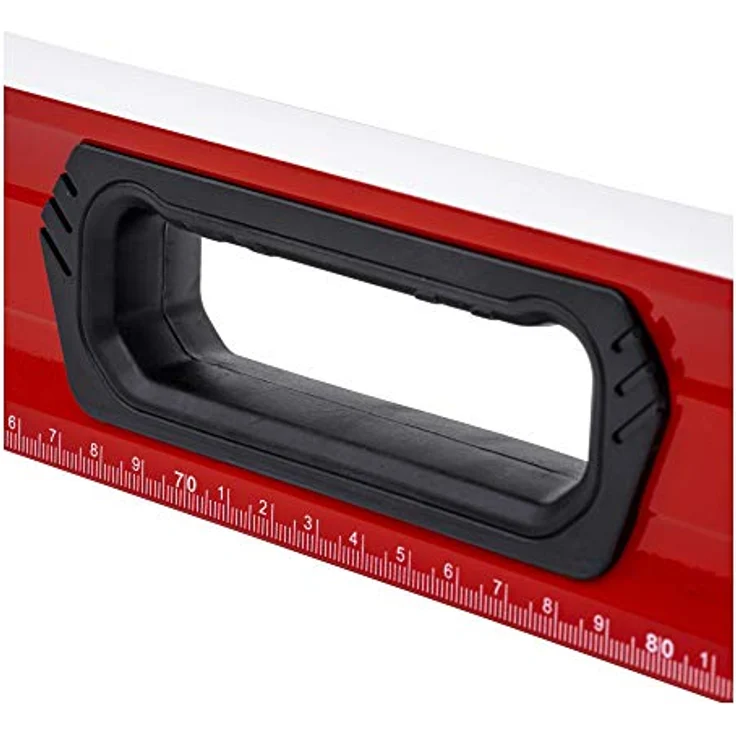 STIER Premium Wasserwaage, mit Magnet und drei Libellen, 1000 mm, 0,5 mm/m, vertikal und horizontal messen, Spiegel-Lotlibelle, präzise Messung, Aluminiumlegierung, doppelt gefräste Oberfläche – Bild 4