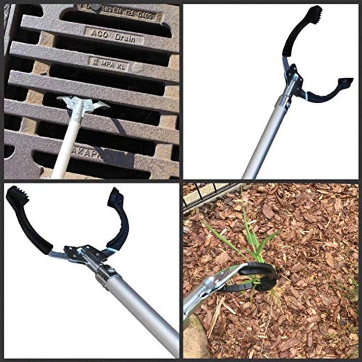 "**FenWi Multifunktions-Greifer | Müllzange aus Aluminium | stabile Greifhilfe für Haus Hof Garten | ergonomisch und leicht | 96,7 cm**" – Bild 3