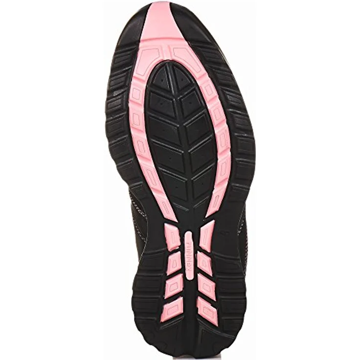 Runnex Damen S2 Sicherheitsschuhe "5280" LadyStar, rutschhemmende Gummilaufsohle, Phylon-Zwischensohle, AIRSTREAM-Funktionsfutter, schwarz/pink, Größe 39 – Bild 5