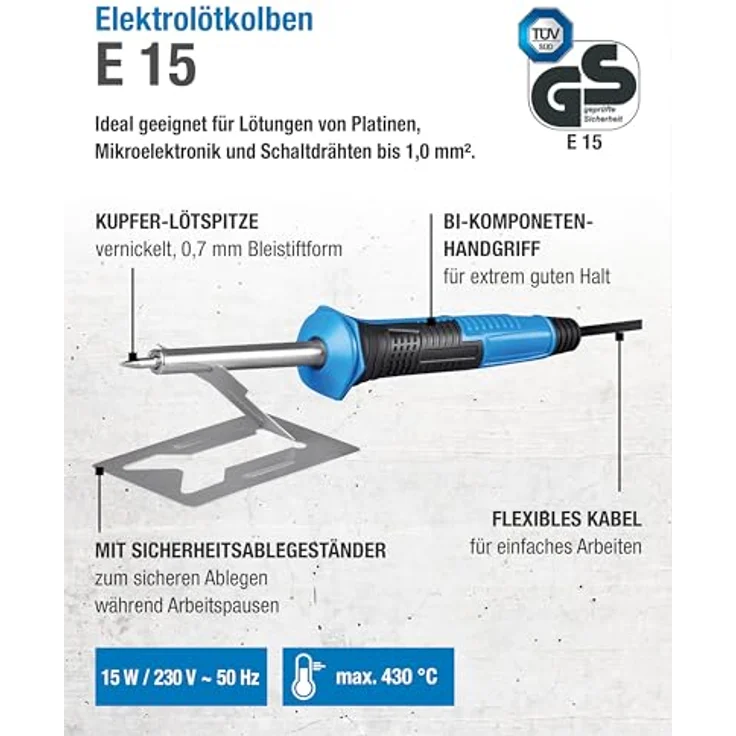 TRIUSO Elektrolötkolben 15 W-370°C - 52198 – Bild 3