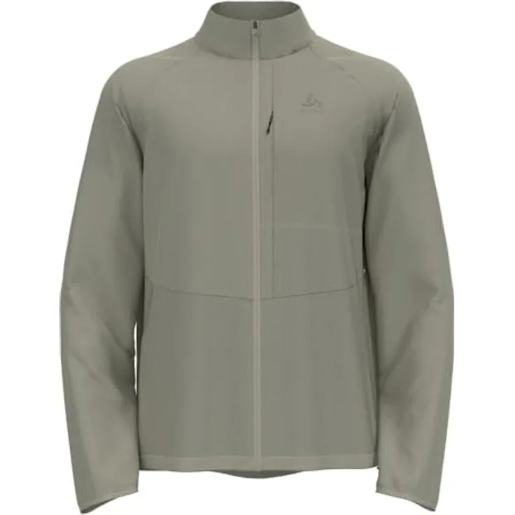 Odlo Zeroweight Jacket, ultraleichte Herren Laufjacke, wind- und wasserabweisend, atmungsaktiv, Slim Fit, grau, XL