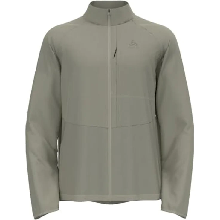 Odlo Zeroweight Jacket, Herren Laufjacke, ultraleicht, wind- und wasserabweisend, atmet - Grau, Größe L – Bild 1