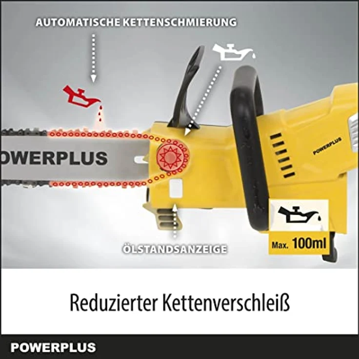 Varo POW XG 1032 Elektro-Kettensäge – Bild 4