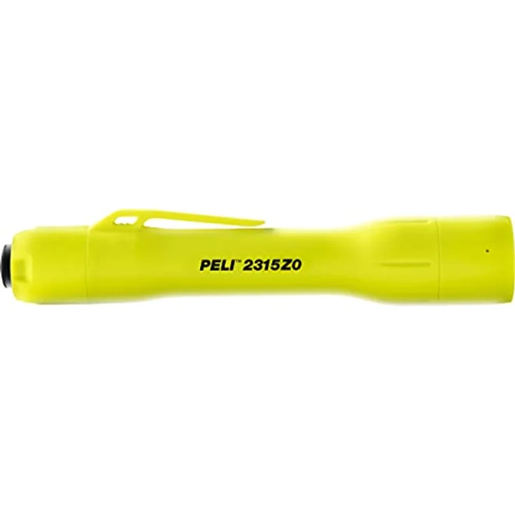 PELI 2315Z0 Kompakte Taschenlampe, zertifiziert für ATEX-Zone 0, Premium-Taschenlampe, hohe Qualität für Industrie, Handwerker, Feuerwehr, wasserfest (IPX8), 115 Lumen, Farbe: LeuchtendGelb – Bild 2