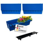 Buri Gartenstecker Windrad bunt 114 cm Metall Gartendeko Windmühle Windspiel Beetdeko