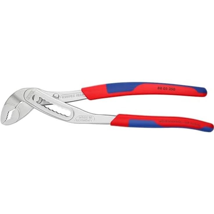 KNIPEX 88 05 250 Alligator Wasserpumpenzange verchromt mit schlanken Mehrkomponenten-Hüllen 250 mm – Bild 3