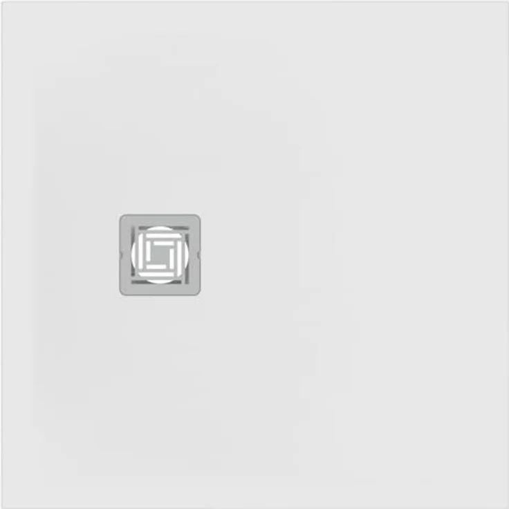 Ideal Standard T5600FR Quadrat-Brausewanne Ultra Flat S+, 800x800 mm, 30 mm Höhe, rutschfeste Oberfläche, Ideal SOLID Material, chromatischer Ablaufdeckel – Bild 2