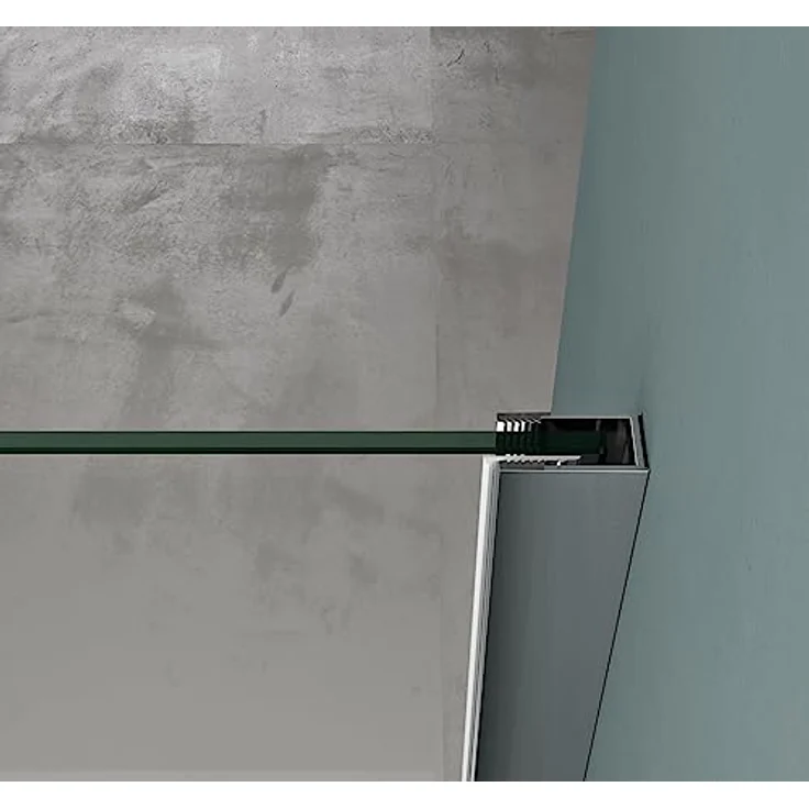 Mai & Mai Duschkabine Ravenna36, Eckeinstieg 100x80x195 cm mit Hebe-Senk-Mechanismus, 8mm ESG-Sicherheitsglas Klarglas, inkl. weißer Duschtasse und NANO-Beschichtung – Bild 5