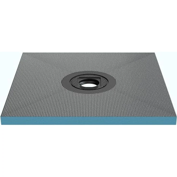 Mai & Mai Duschwanne Duschboard, befliesbares Duschelement in Beton Grau, bodeneben mit Gefälleplatte und hoher Abflussrate – Bild 1