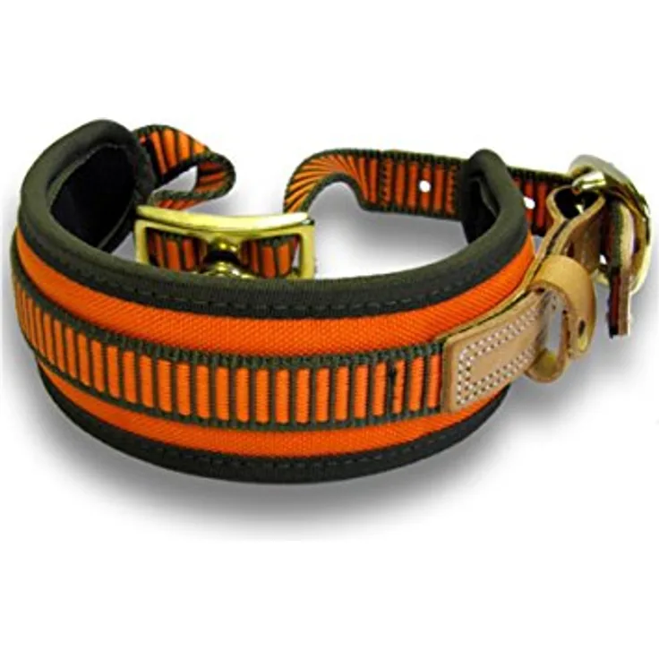 Niggeloh Hundehalsband Schweißhalsung, orange-oliv, XS, 011100020
