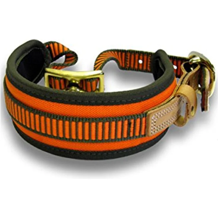 Niggeloh Hundehalsband Schweißhalsung, orange-oliv, XS, 011100020 – Bild 1