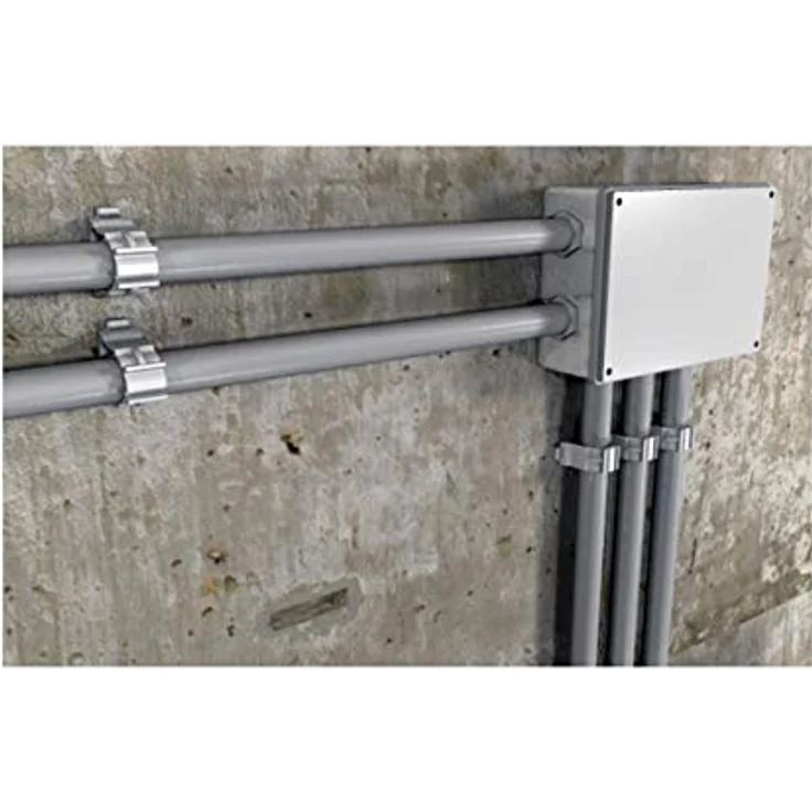 Fischer SCN 20 Verschlussclip, 36 mm Kunststoff zur Rohrbefestigung, halogen- und silikonfrei, 100 Stück – Bild 3