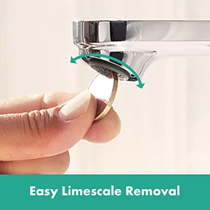 hansgrohe Badarmatur 72440000 chrom, 2 Verbraucher, Normalstrahl, Keramikmischsystem – Bild 3