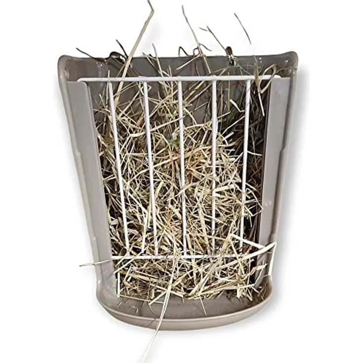 Flamingo 210140 Heuraufe/Futternapf 2in1 für Nager, praktische Kombination aus Futterstation und Heuhalter – Bild 1