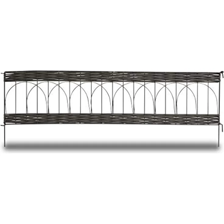 Beeteinfassung PVC Rattan, 35 x 100 cm – Bild 1