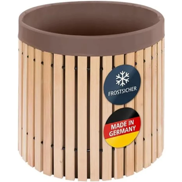 Ing. G. Beckmann FL42 KG Regenfass, natur, 82 x 82 x 88 cm, 420 L – Bild 2