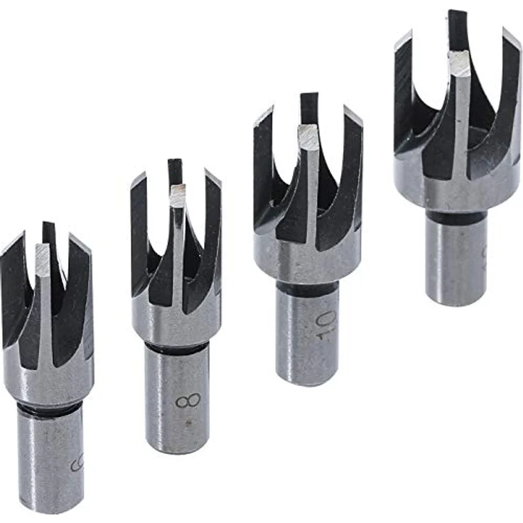 BGS Do it yourself 6838 | Zapfenbohrer-Satz | 4-tlg. | 6-8 - 10-13 mm, Qualität/Haltbarkeit, flexibel, robust, langlebig – Bild 1