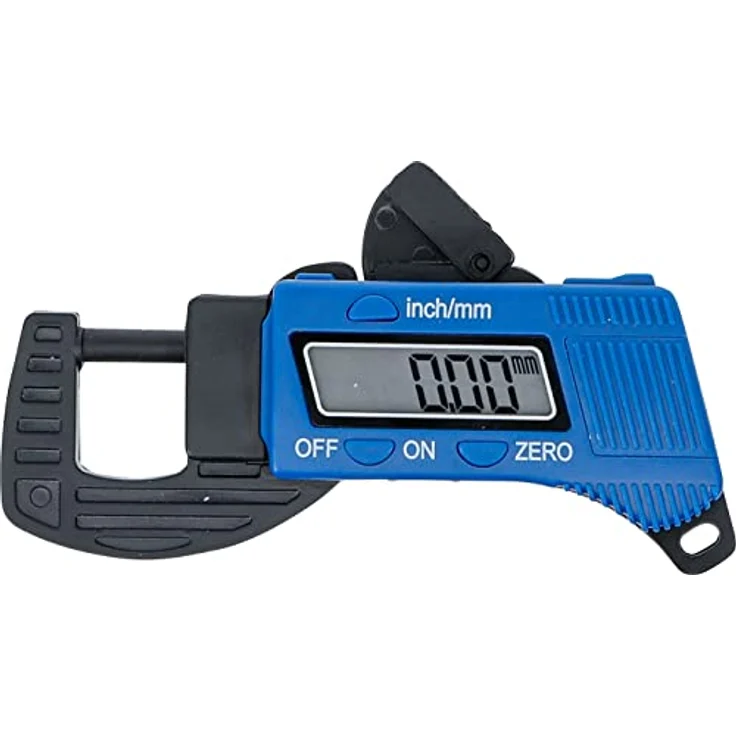 BGS TECHNIC Digital-Bügelmessschraube 0 - 13 mm, präzise Messung mit 0,01 mm Auflösung, für Bremsscheibenstärke und weitere Anwendungen – Bild 3