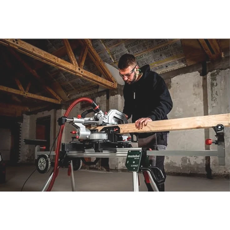 Metabo KGS 216 M Set, Kappsäge mit 2. Hartmetall-Sägeblatt, werkzeug in Aluminiumglanz – Bild 3