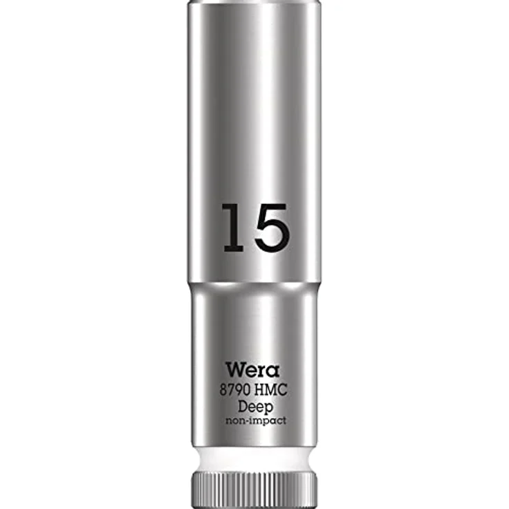 Wera Bit- und Steckschlüsselset 8790 HMC Deep, ½“ Hand- und Maschinensteckschlüsseleinsatz mit Kugelfangrille und Farbkennzeichnung – Bild 1