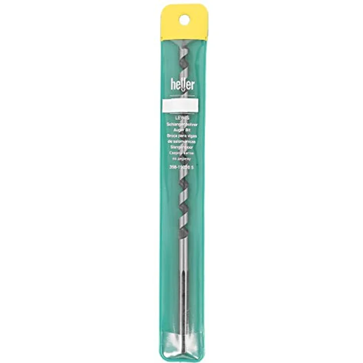 Heller Tools 398 Lewis Schlangenbohrer, Ø 16 mm, selbst einziehende Gewindespitze, hohe Vortriebsleistung, gehärtete Schneidkante, ideal für Akku-Maschinen – Bild 2