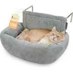 SCHLITZOHR Premium Heizungsliege für Katzen - Murphy - für Katzen bis 12kg - passend für alle Heizkörper - rundum gepolstert - Katzenbett für die Heizung