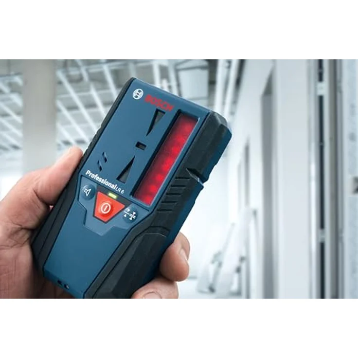 Bosch Professional Laser-Empfänger LR 6 (2 x 1,5 V Batterien (AAA), Reichweite: 5 - 50 m, Messgenauigkeit (fein-grob): ± 1 mm-± 3 mm) – Bild 3