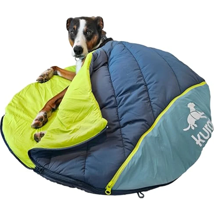 Kurgo Pup Sack, Hundereisebett für draußen, Haustierschlafsack für Camping und Wandern, wasserfest, 76 cm, M – Bild 2