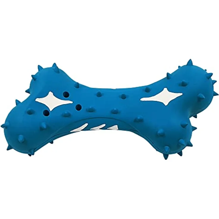 Nobby 61586 Vollgummi Kühl-Knochen 16 cm, gefrierbares Tierspielzeug zur Zahnpflege und Kühlung an heißen Tagen