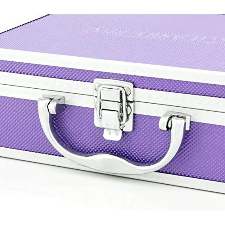 Aluminium Koffer Lila Box mit Schaumstoffeinlage 560025 – Bild 5