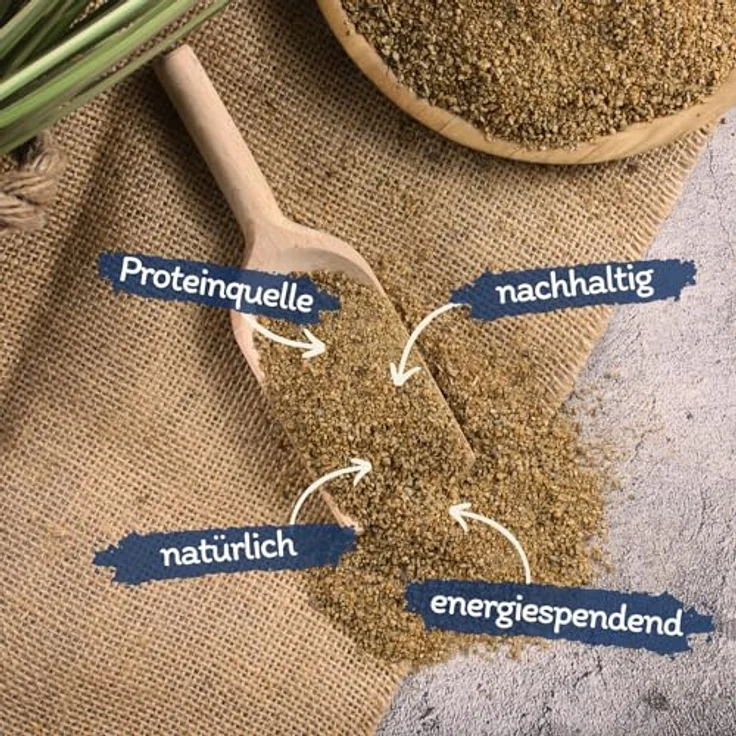 Lyra Pet® Daphnien getrocknet 5 kg, reich an Proteinen & ungesättigten Fettsäuren, natürliches Tierfutter für Vögel, Fische & Amphibien – Bild 2