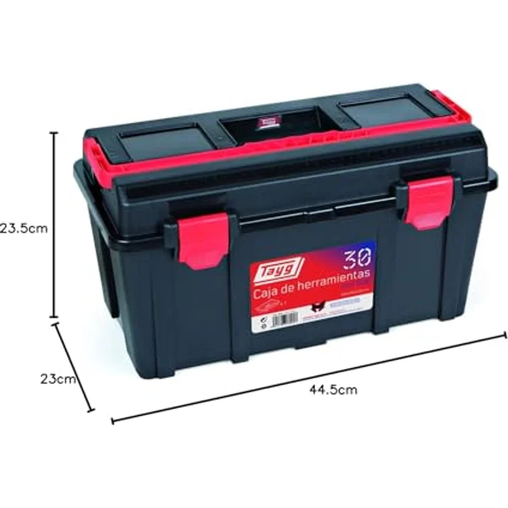Werkzeugkoffer mit herausnehmbarer Sortierschale - HxBxT 445 x 235 x 230 mm - Koffer und Transportboxen transport boxes cases – Bild 4