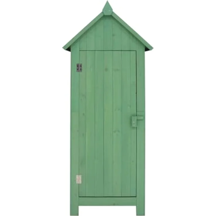 HTI-Living Geräteschrank Wilbur Grün Bitumendach Outdoor – Bild 3