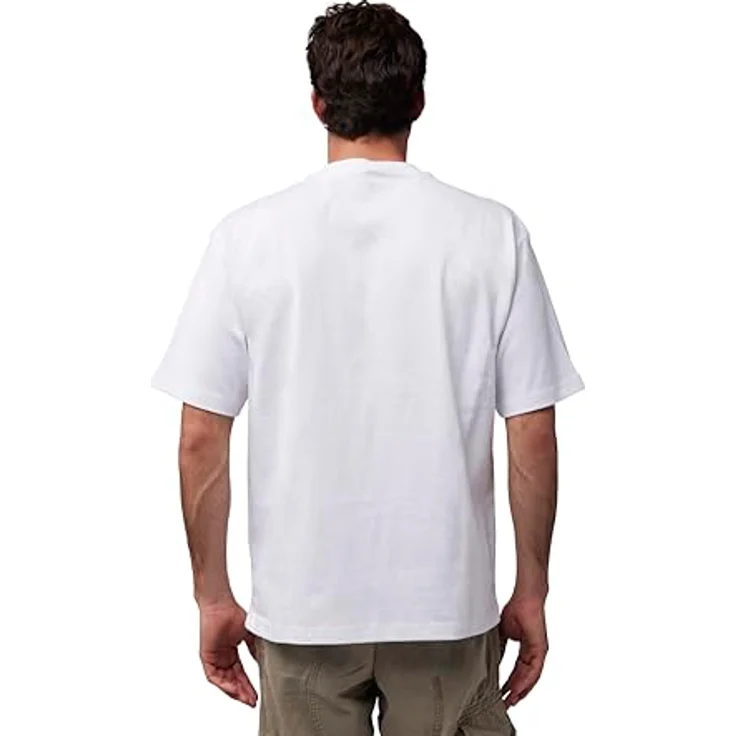 Fox Wordmark Oversized Tee, Herren Shirt in Weiß, Größe L, bequem und lässig – Bild 2