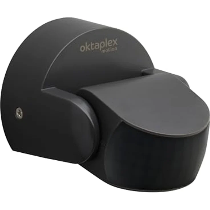 Oktaplex motion Oktaplex Bea Bewegungsmelder Aussen IP65 schwenkbar 180° Infrarotsensor 10m Reichweite 230V anthrazit mit Dämmerungssensor – Bild 1