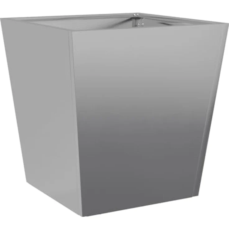 vidaXL Pflanzkübel, Blumenkübel mit Boden, Verzinkter Stahl, Stabiles und langlebiges Material, Viel Platz – Bild 1