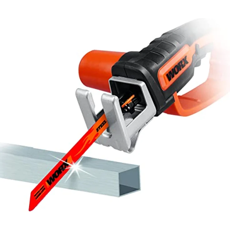 WORX WX894E.9 - Handsäge zum Schneiden von Holz und Stahl ? Flexible Astsäge mit schneller Umstellung - werkzeugloser Sägeblattwechsel ? Ohne Akku & Ladegerät – Bild 4