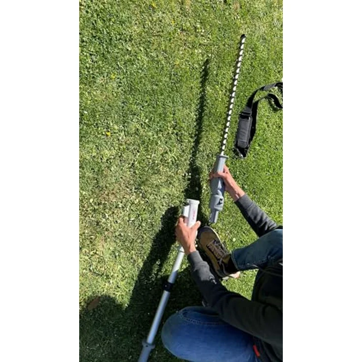 IKRA Akku Teleskop Heckenschere ICPH 2050, 20V, 50 cm Schnittlänge, teleskopierbar 105–210 cm, inkl. 2 Akkus & Schnelllader – Bild 32