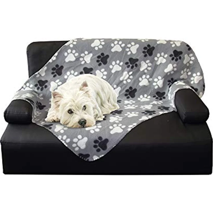 Nobby 60874 Hundedecke Classic Pippa, mikrofaser, polar-fleece, grau, L 100 x 150 cm, waschbar bis 30°C – Bild 1