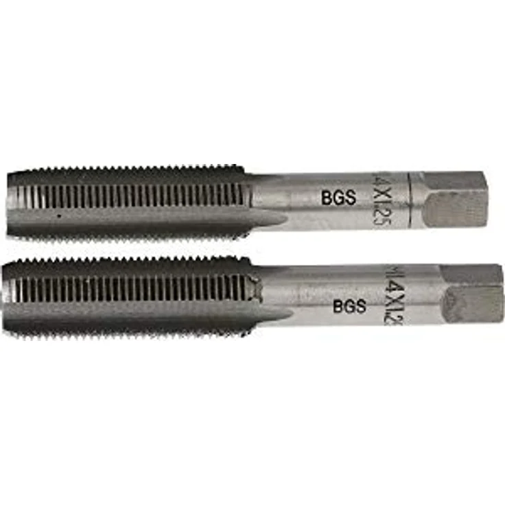 BGS technic Bohrer- und Bitset 1900-M14X1.25-B, Werkzeugstahl für Gewinde M14 x 1,25, 126 g – Bild 5